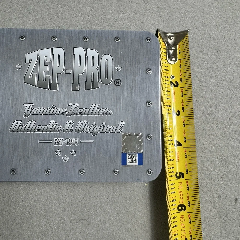 NCAA Zep-Pro Genuine Leather Bifold Wallet Gray Florida Gators Logo College